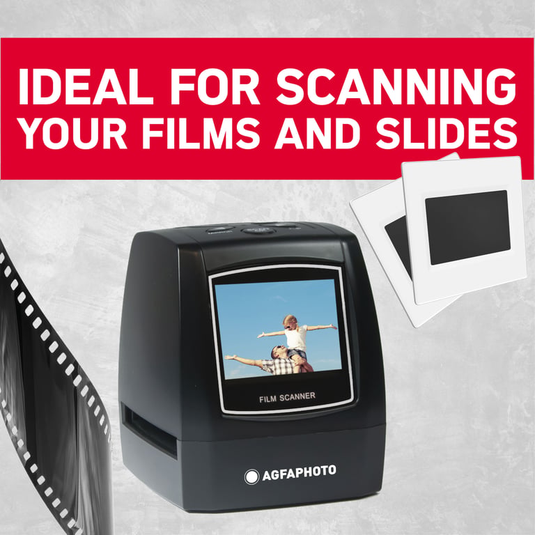 AGFA PHOTO Pack Scanner Numérique Realiview AFS100 + 1 carte SD – Scanner de Films Négatifs 35mm135 et Diapositives 10MP Écran LCD 2.4'' Neuf - vue 3