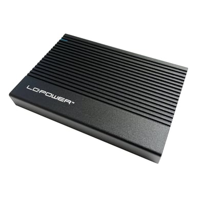 LC-Power LC-25U3-C Contenitore per HDD/SSD Nero Contenitore di archiviazione da 2,5 pollici