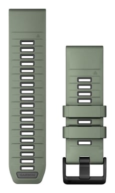 Garmin QuickFit Bande Graphite, Vert Silicone