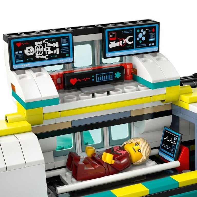 LEGO City L’ambulance de Secours Aérienne 60465 - vue 6