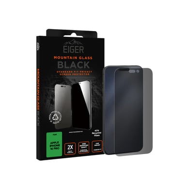 Vetro temperato 2.5D per iPhone 16 Pro / 17 / 17 Pro anti-spia