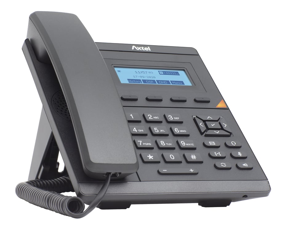 Téléphone IP Axtel AX-200 – 1 Ligne, Écran LCD, 1000 Entrées - vue 2