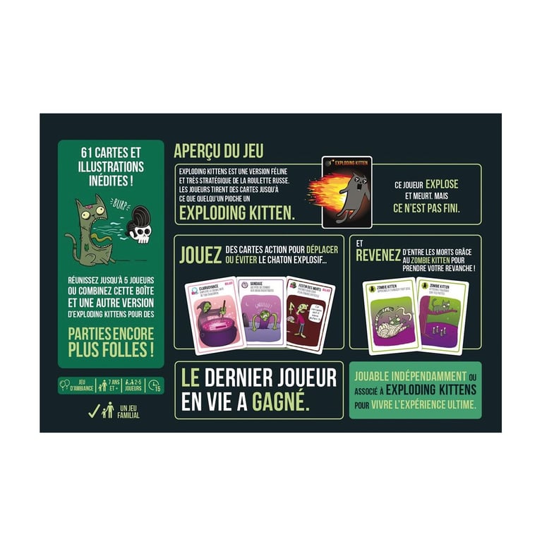 Zombie Kittens E Exploding kittens - vue 2