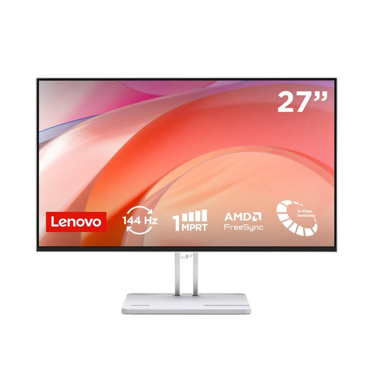 Écran PC Lenovo L27 4C 27 Full HD 144Hz IPS FreeSync Haut parleurs 6ms - vue 1