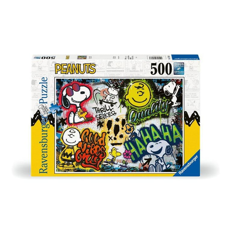 Puzzle 500 pièces Snoopy Graffiti Ravensburger France - vue 3