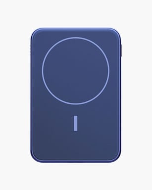 Fresh 'n Rebel 228300 batería externa Polímero de litio 5000 mAh Cargador inalámbrico Azul