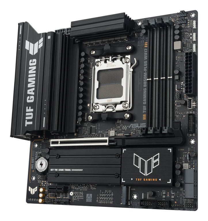 ASUS TUF GAMING B850M PLUS WIFI7 W AMD B850 Emplacement AM5 micro ATX Neuf - vue 8