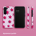 Selencia Coque arrière Vivid pour Samsung Galaxy S23 - Stars Rubine Red Light Pink