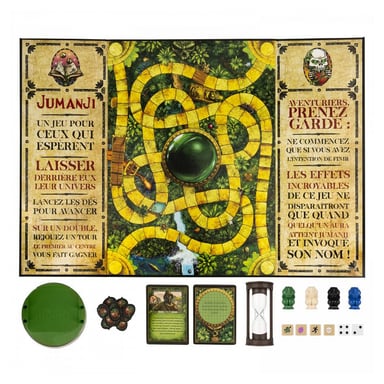 Jeu de société Jumanji Rétro - Édition Nouvelle pour Familles