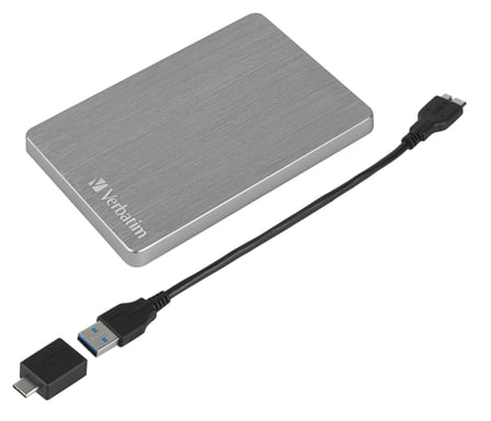 Verbatim Disco duro portátil Store 'n' Go Slim 1 TB Gris espacial