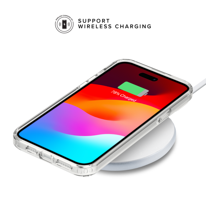 Carcasa híbrida invisible para Apple iPhone 15 Pro Max, Transparente