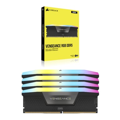 CORSAIR RAM VENGEANCE RGB - 192 GB (4 × 48 GB Kit) - DDR5-5200 DIMM C38