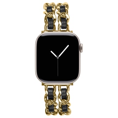iDeal of Sweden Chain Watch Band pour Apple Watch | 38/40/41/42 mm - Noir Gold