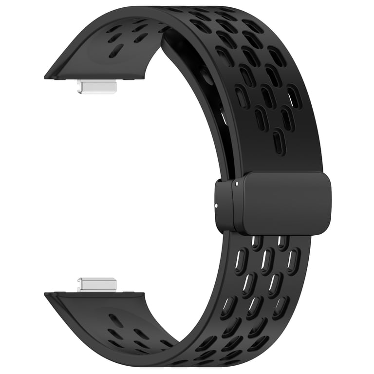 Bracelet en silicone respirant avec boucle magnétique pour Huawei Watch Fit 3 Neuf
