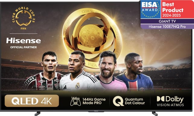 Hisense 100E77NQ PRO 2,54 m (100'') 4K Ultra HD Smart TV Wifi Negro 500 cd / m²