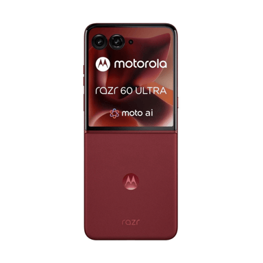 Smartphone Motorola Razr 60 Ultra 5G 512 GB Bordeaux Alcantara e Legno Reale