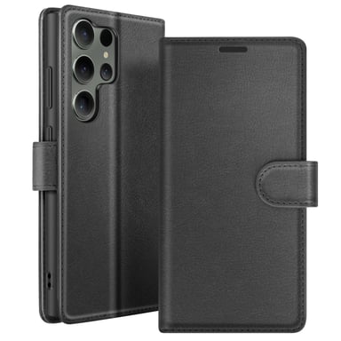 Custodia a portafoglio per Galaxy S23 Ultra con supporto e linguetta magnetica