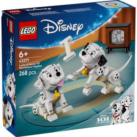 LEGO | Disney 43271 Lucky et Penny, les Chiots des 101 Dalmatiens - Jeu Fille des 6 ans - Neuf