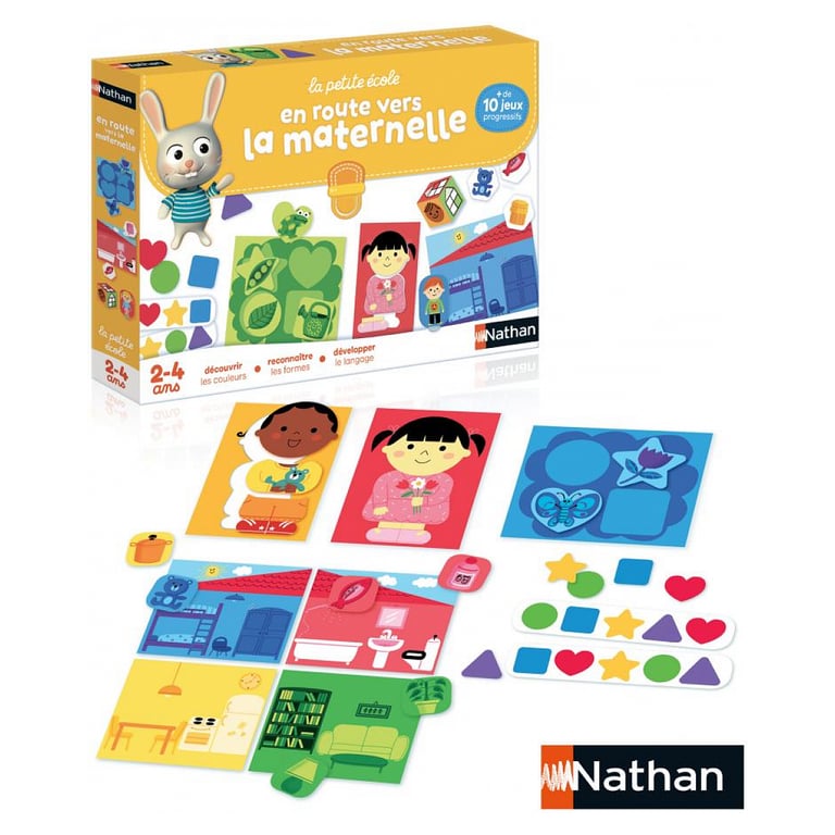 En route vers la maternelle : Coffret de jeux éducatifs pour enfants - Neuf