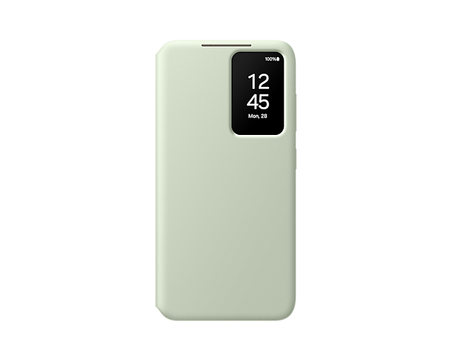Samsung Smart View Case coque de protection pour téléphones portables 15,8 cm (6.2 ) Étui avec portefeuille Vert Samsung Galaxy S24 - Neuf