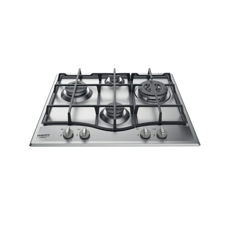 Plaque Gaz Hotpoint PCN 642 T/IX/HAR – 4 Foyers, Acier Inoxydable, 8850 W - vue 4