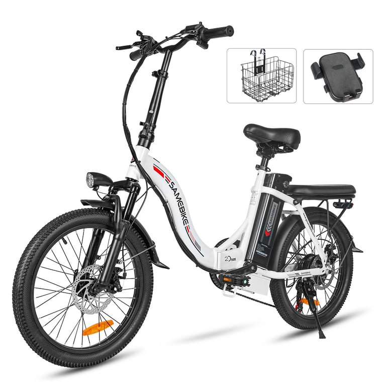 Vélo électrique SAMEBIKE CY20 FT moteur batterie 36V13AH autonomie 35KM autonomie freins à disque mécaniques Neuf - vue 6
