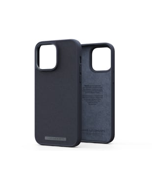 Coque Njord byELEMENTS Genuine Leather pour Apple iPhone 14 Pro Max - Noir