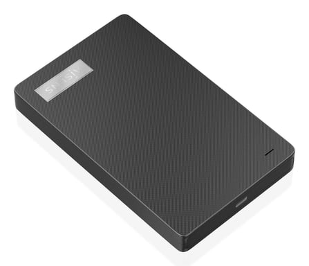 AISENS ASE-2541B Boîtier de disques de stockage Boîtier HDD Noir 2.5''