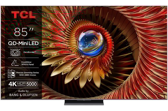 TCL 85C89K QD-MiniLed Système Bang & Olufsen 144 Hz 4K 215 cm 2025