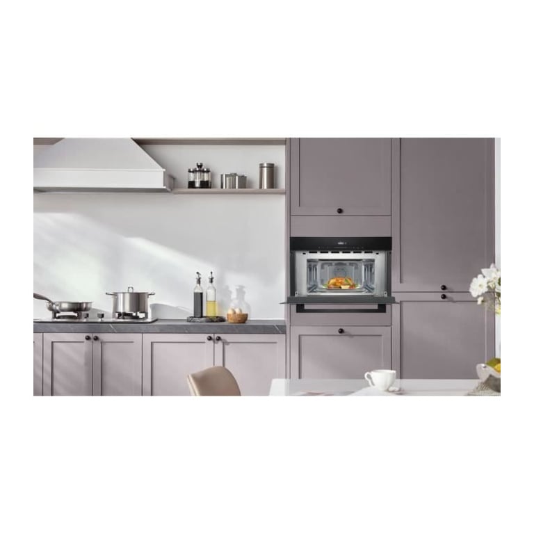 Four à micro ondes encastrable CONTINENTAL EDISON 34 Combiné Gril CEMO34CEB3 595 x 383 x 492 cm - vue 5