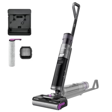 Eureka NEW480 aspiradora de pie y escoba eléctrica Batería Húmedo Sin bolsa Negro, Gris, Púrpura
