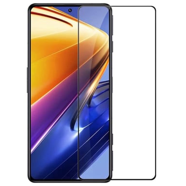 Evelatus Full Cover 2.5D Verre pour Xiaomi Poco F4 Antistatique / Colle Japon Noir