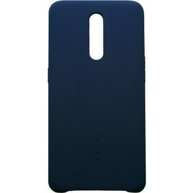 Coque pour Oppo Reno Z Rigide et Haut de Gamme en Caoutchouc de Silicone Liquide Bleu