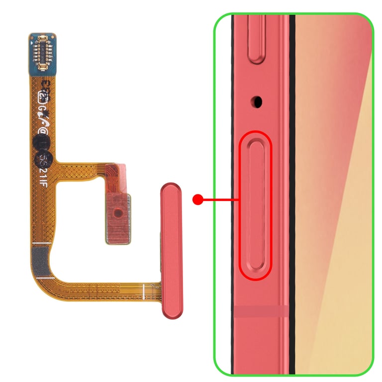 Samsung Lecteur d'Empreinte Original pour Galaxy Z Flip7 Service Pack avec Nappe - vue 5