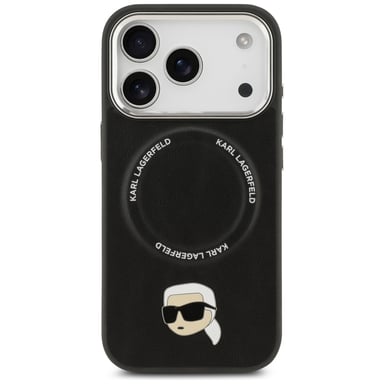 Custodia Karl Lagerfeld Karl Pin MagSafe per iPhone 17 Pro nero