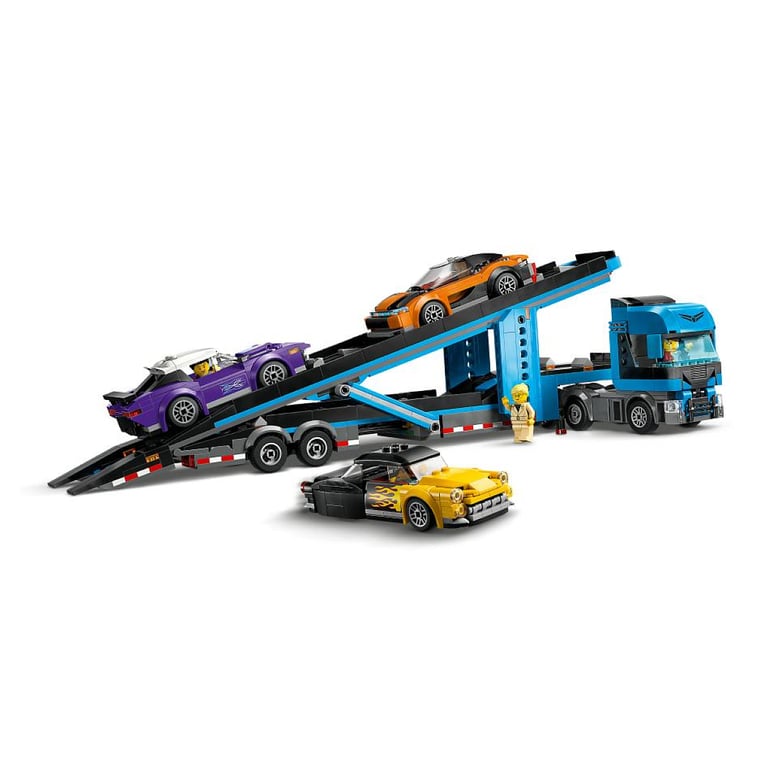 Camion de Transport de Voitures de Sport LEGO City 60408 - Jeu Créatif pour Enfants - Neuf