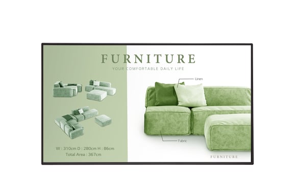 Moniteur Videowall LG 55UM5N-H.AEU 4K Ultra HD 55'' - 60 Hz