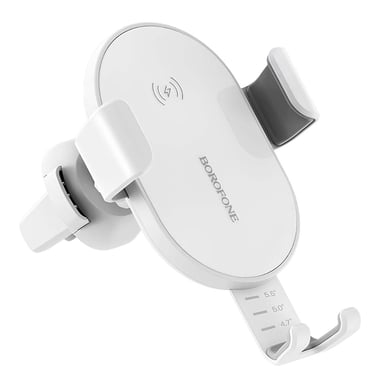 Supporto per auto per bocchette di ventilazione con caricatore wireless Qi da 10W