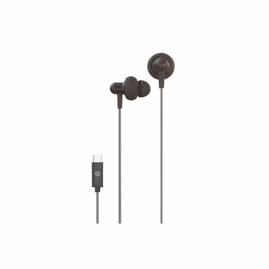 HP DHH-1126 Auriculares Alámbrico Dentro de oído Llamadas/Música USB Tipo C Negro
