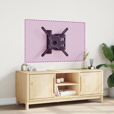 Staffa da parete TV VidaXL 32-55 pollici, 35 kg, VESA 400x400