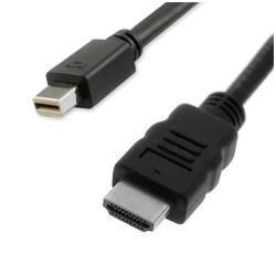 Nilox NX090209102 cable DisplayPort 2 m Mini DisplayPort Negro