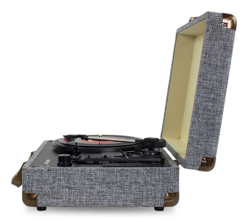 Prixton VC400 Tourne-disque à entraînement direct Gris Manuel Gris cosmique - vue 2