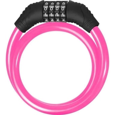 Candado para scooter y bicicleta - BEEPER - C'ble 60 cm - Código de 4 ...