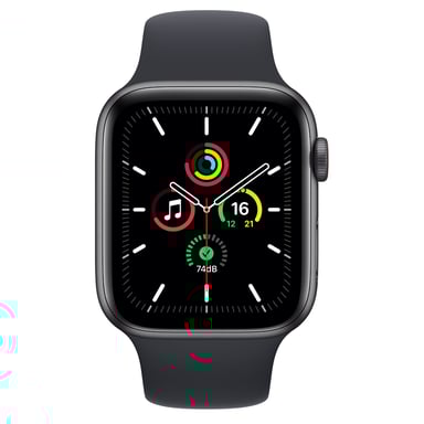 Apple Watch SE OLED 44 mm Digitale 368 x 448 pixel Touchscreen 4G Grigio Wifi GPS (satellite), grigio