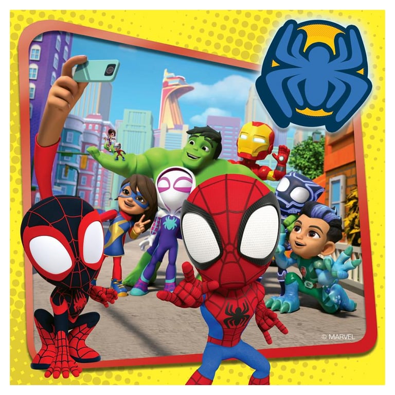 Coffret de Puzzles Spidey : 3 Puzzles de 49 Pièces pour Enfants - Neuf