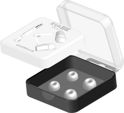 K Auriculares intrauditivos, Blanco brillante