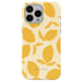 Burga Funda MagSafe para iPhone 15 Pro Elegante Motivo Lemon Tart Amarillo