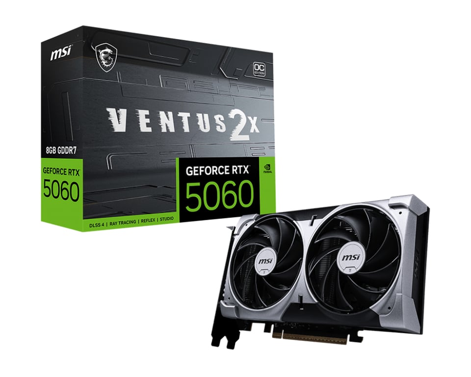 MSI GeForce RTX 5060 8G VENTUS 2X OC - vue 2