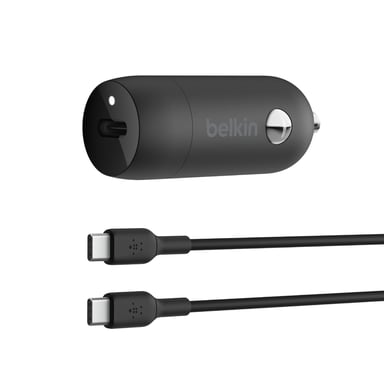 Belkin CCA004bt1MBK-B6 Portátil, Smartphone, Tableta Negro Encendedor de cigarrillos Carga rápida Interior