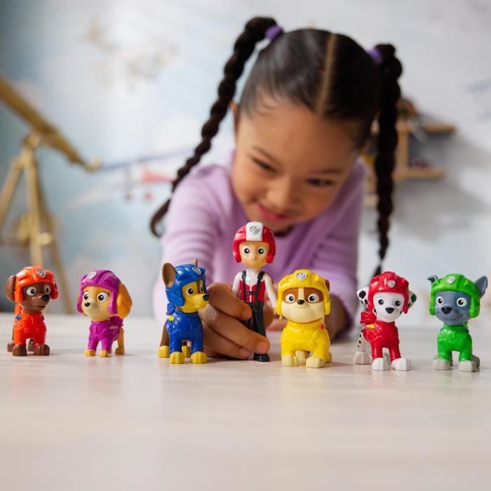 MULTIPACK DE 7 FIGURINES AIR RESCUE La Pat' Patrouille - Neuf